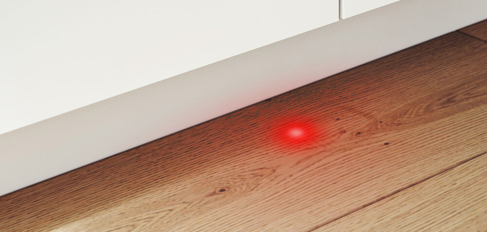 Zmywarka BOSCH SMV4ECX28E światełko dioda informacja stan zmywania InfoLight