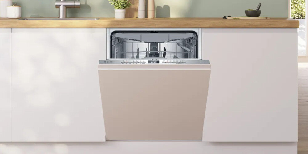 Zmywarka BOSCH SMV4ECX28E Asystent dozowania EfficientDry zdalne sterowanie aplikacja Home Connect SpeedPerfect szybkie mycie szuflada na sztućce vario3 AquaStop bezpieczeństwo