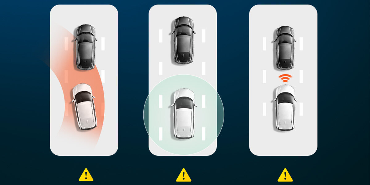 Wideorejestrator 70MAI Dash Cam A510 adas komunikaty głosowe nagrywanie w pętli