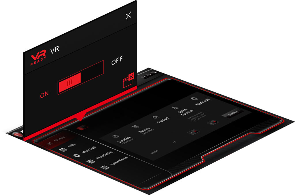 Złącze MSI VR