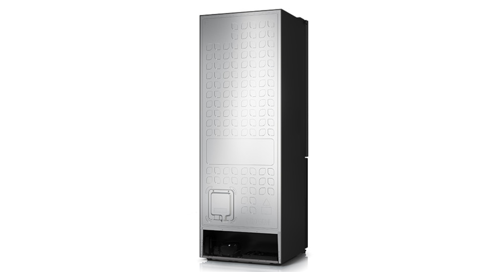 Lodowka HISENSE RB645N4BIE metalowy tył ustawienie przy ścianie