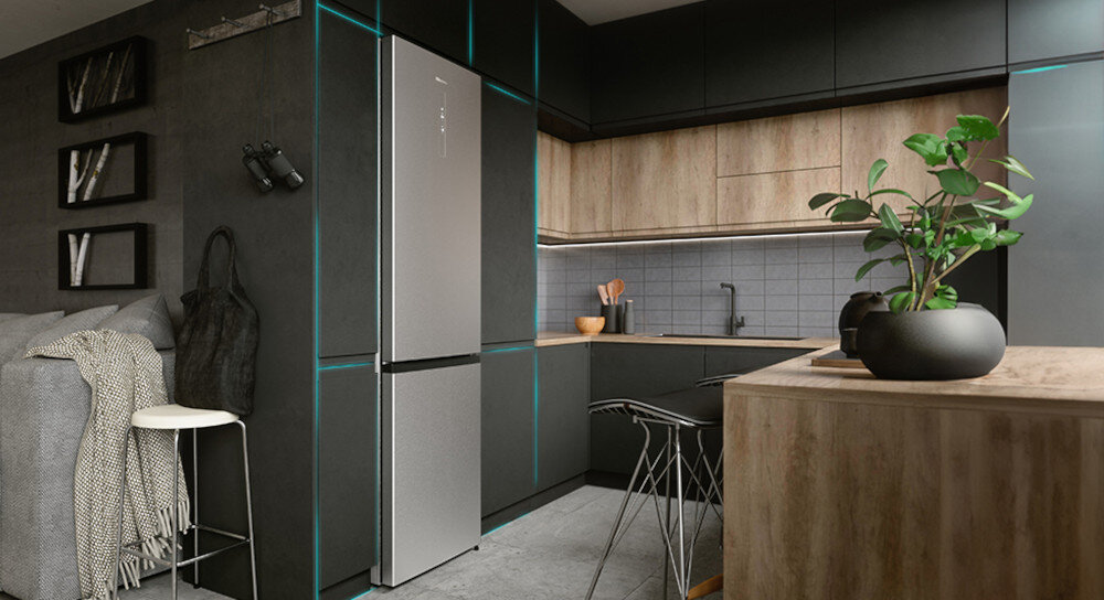 LODÓWKA HISENSE RB645N4BIE zaprojektowana do każdej kuchni dopracowana konstrukcja