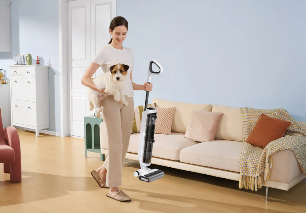 Odkurzacz MOVA K20 Pro (Mopujący) Lekka i wygodna konstrukcja napęd wspomagany obrotową szczotką waga zwrotny korpus uchwyt manewrwowanie