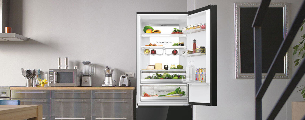 Lodówka HAIER HTW7720DNG cienkie ścianki więcej miejsca