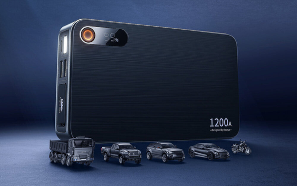 Urządzenie rozruchowe BASEUS Super Energy Pro+ C00245700111-00 Czarny proad rozruchowy 600 A prad szczytowy 1200 A blyskawiczne uruchamianie samochodow z rozladowanym akumulatorem obsluguje silniki benzynowe do 6.0 l i Diesla do 2.5 l 30C ultra-wysoki wspolczynniki rozladowania blyskawiczne dostarczenie duzej mocy w krotkim czasie natychmiastowy i skuteczny rozruch