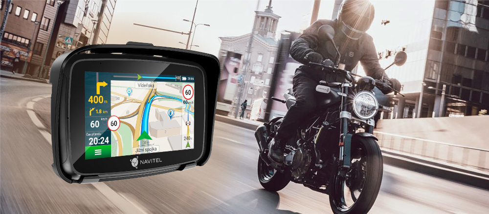 Nawigacja NAVITEL G590 Moto 5-calowy dotykowy wyświetlacz nakładce na palec