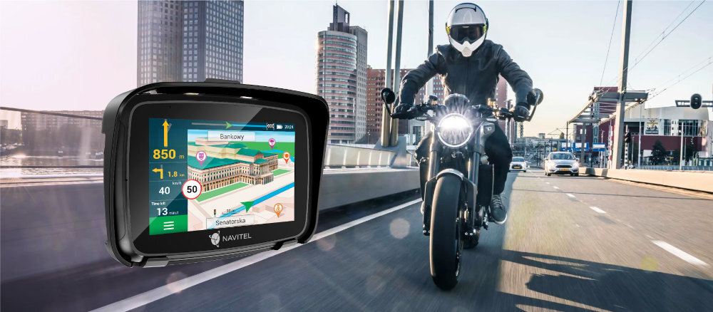 Nawigacja NAVITEL G590 Moto solidny uchwyt kierownicy motocykla akumulatora motocykla bateria o pojemności 2800 mAh