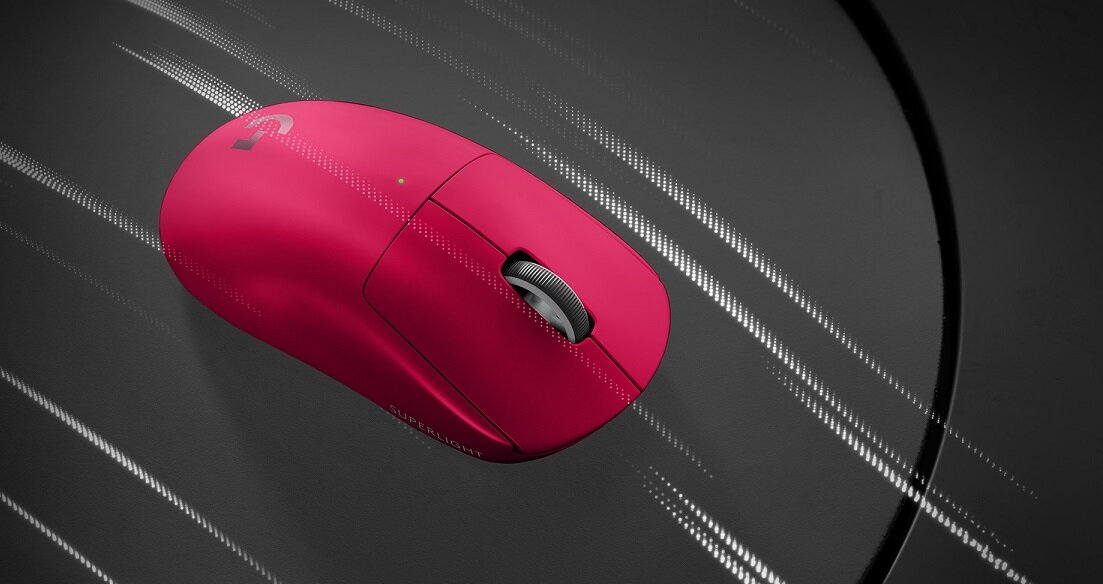 Mysz LOGITECH G PRO X Superlight 2 Lightspeed Elegancka wygodna Minimalistyczny design płynna praca