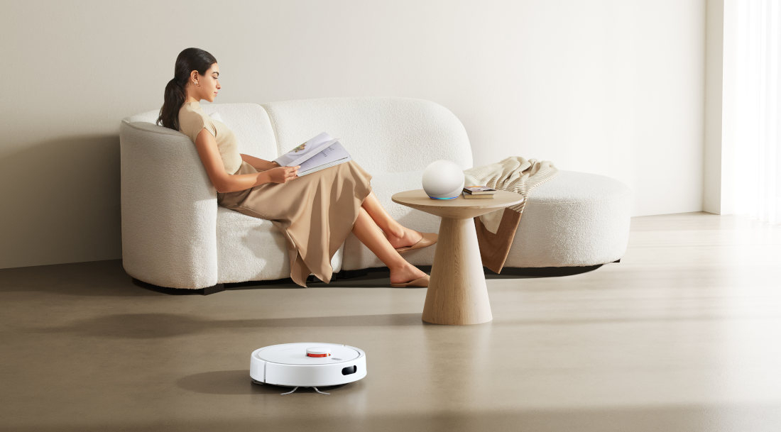 Robot sprzątający XIAOMI Vacuum S20 EU Biały funkcja OTA bezprzewodowe aktualizacje sterowanie polecenia głosowe Amazon Alexa Asystent Google