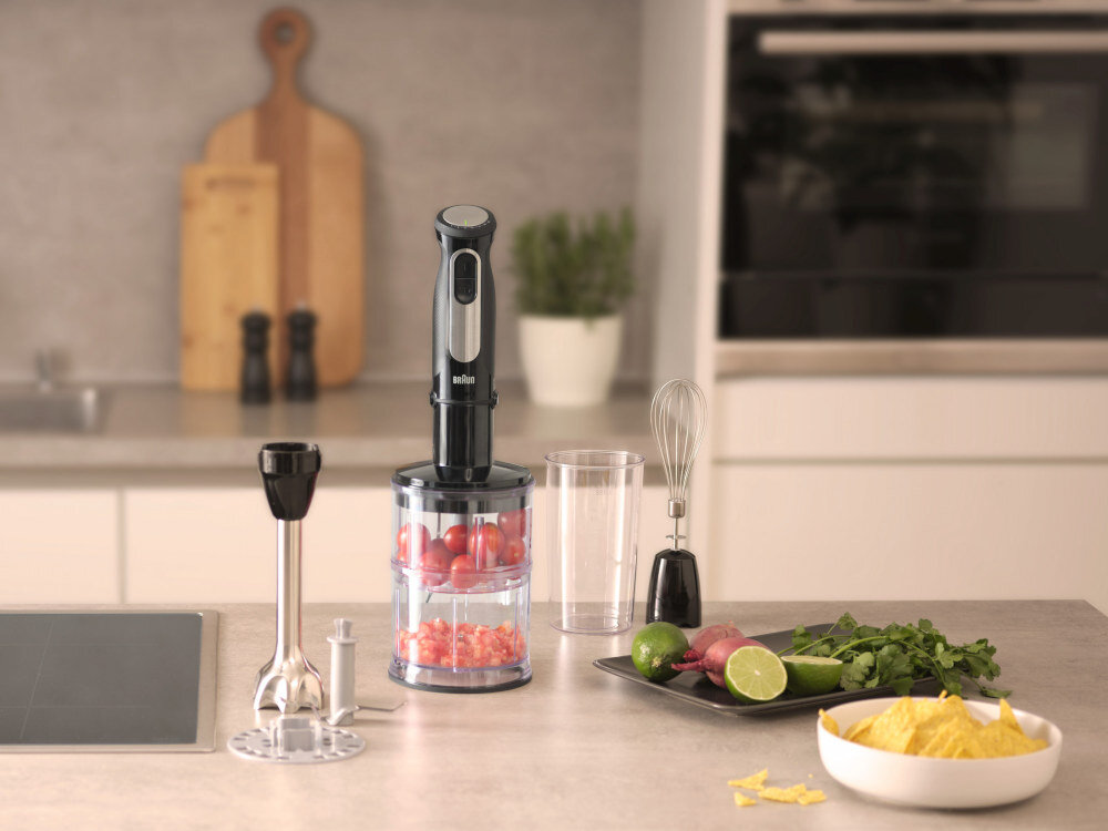 Blender BRAUN MultiQuick 5 Pro MQ 55755M dania przystawki jajka śmitana ubijanie mieszanie napowietrzanie konsystencja