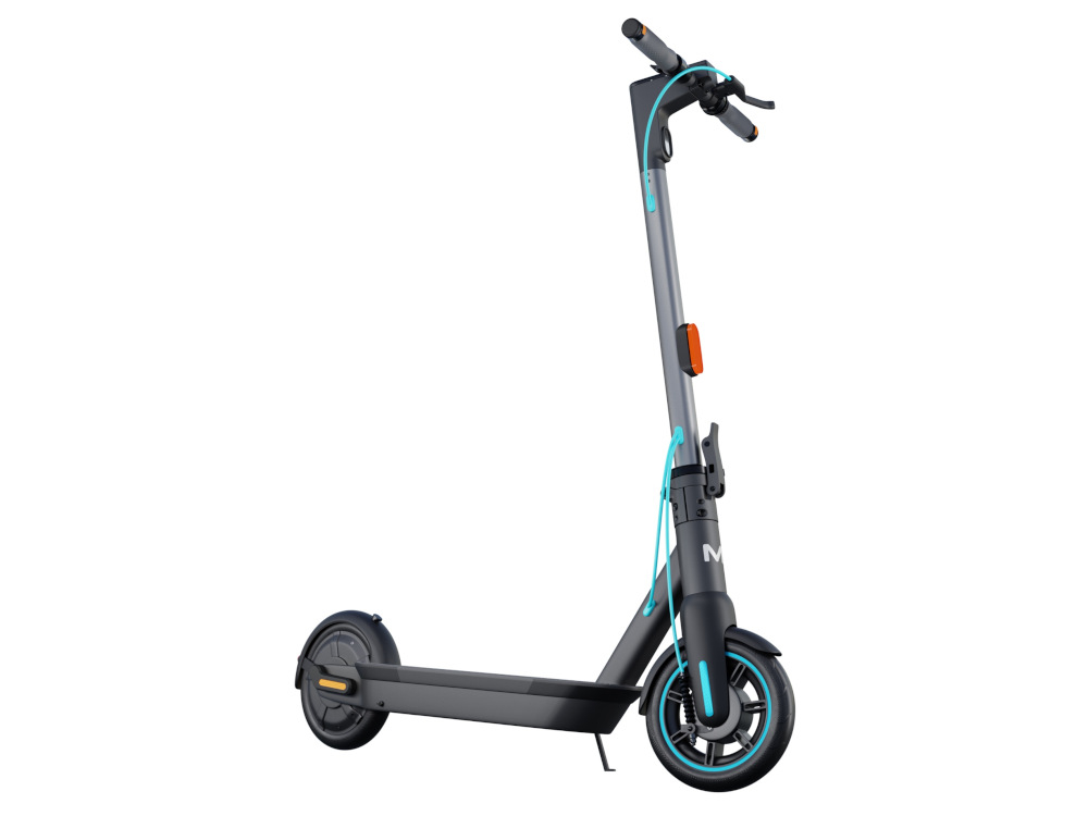 Hulajnoga elektryczna MOTUS Scooty 10 Turkusowy przyjazna dla srodowiska nie pozostawia sladu weglowego system KERS odzyskiwanie energii kinetycznej