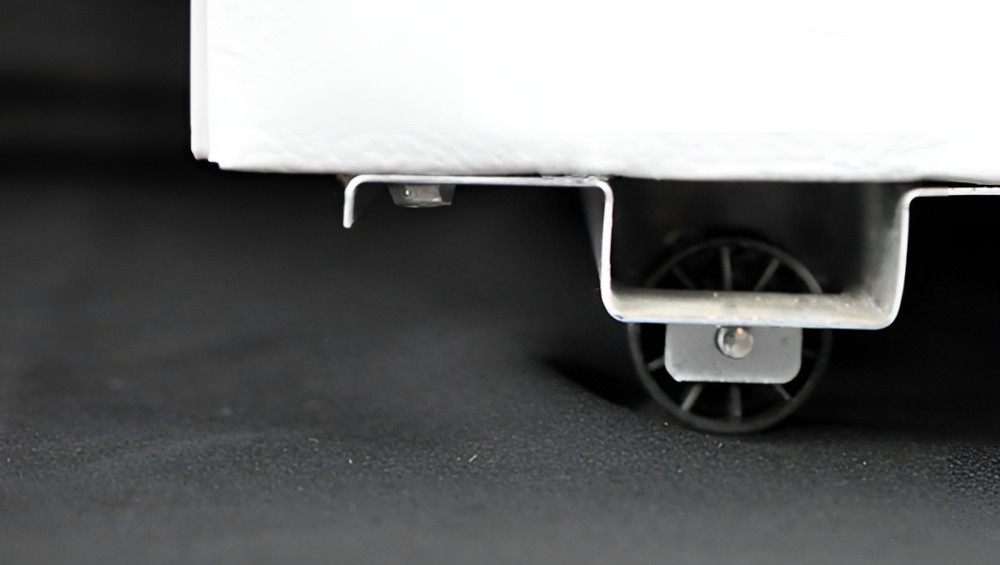 ZAMRAŻARKA ELECTRO-LINE BD-72E kółka transportowe łatwe przemieszczanie zmiana zmiejsca podnoszenie przesuwanie szybko wygodnie praktycznie