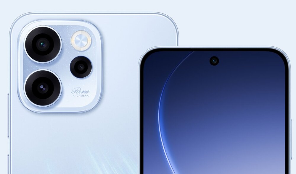 Plecki smartfona z widocznymi aparatami oraz fragment ekranu z widocznym aparatem do selfir