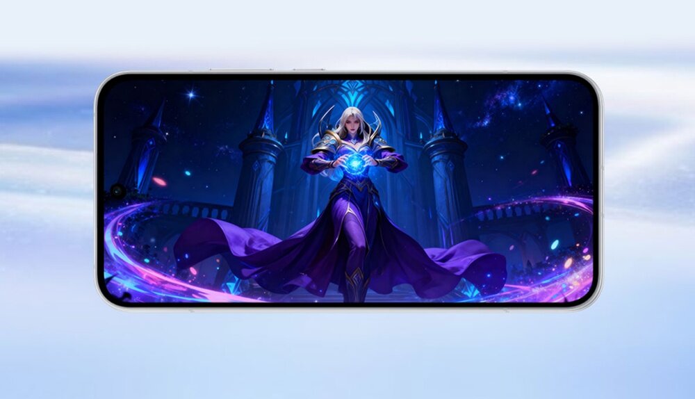 Reno15 pro wyświetlający grę fantasy