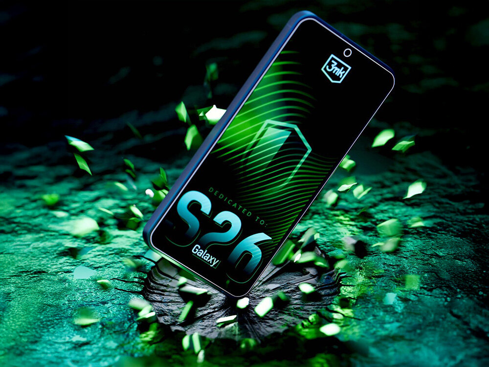 3MK FlexibleGlass cienkie szkło hybrydowe 0,3 mm chroni ekran telefonu przed zarysowaniami i pęknięciami wyświetlacza gładka powierzchnia - szkło naklejone na telefon podczas upadku