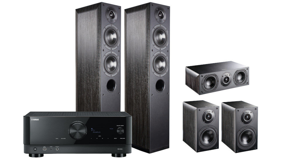 Kino domowe YAMAHA RX-V4A + INDIANA LINE Nota 550 + 740 + 240  - hdr