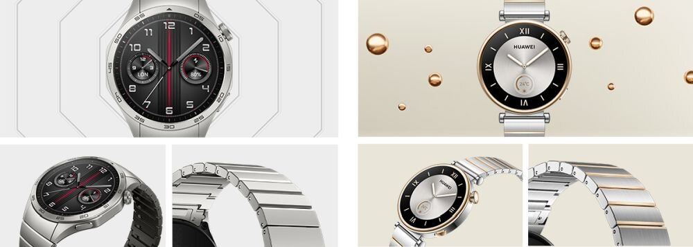 Smartwatch HUAWEI Watch GT 4   ekran bateria czujniki zdrowie sport pasek ładowanie pojemność rozdzielczość łączność sterowanie krew puls rozmowy smartfon aplikacja 