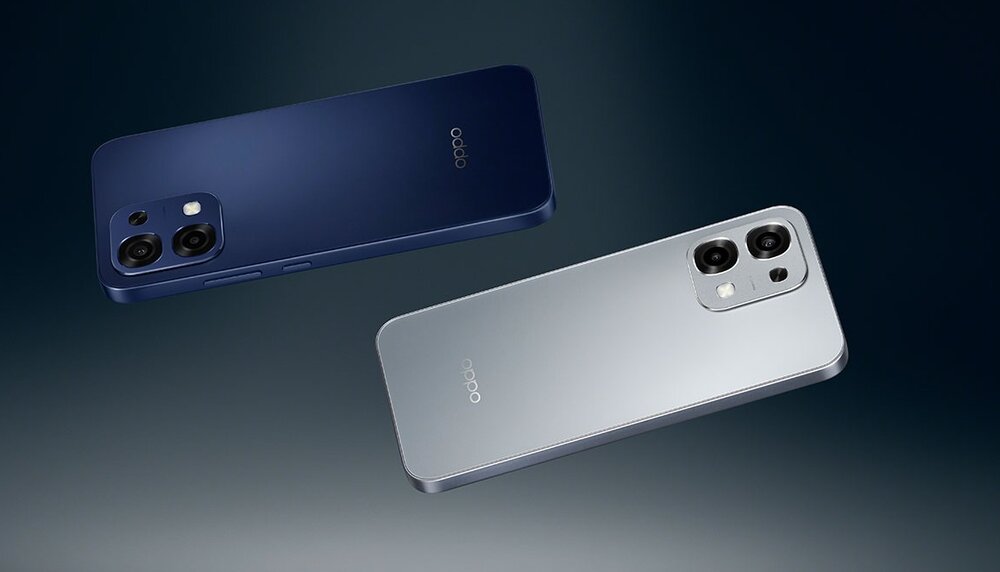 smartfony OPPO A6 Pro 5G na ciemnym tle