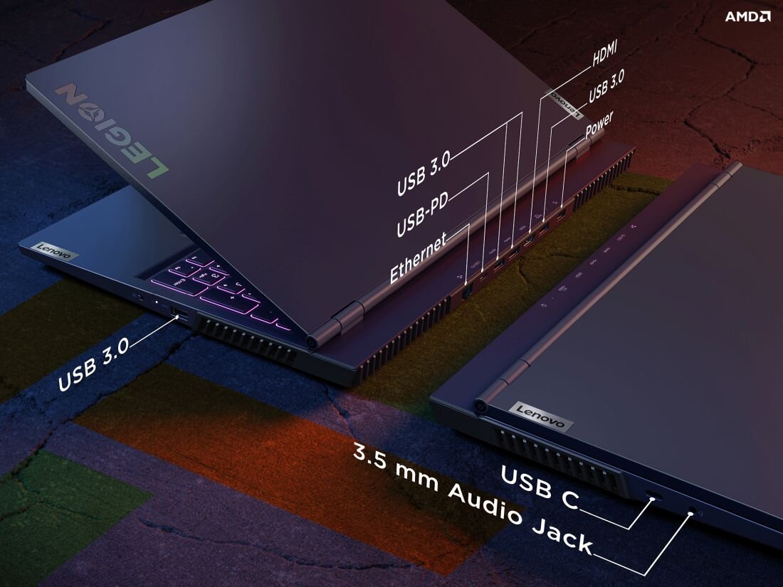 Laptop LENOVO Legion 5 - Porty