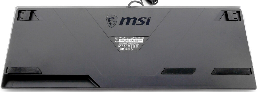 Klawiatura MSI Vigor GK30 antyposlizgowa podstawa