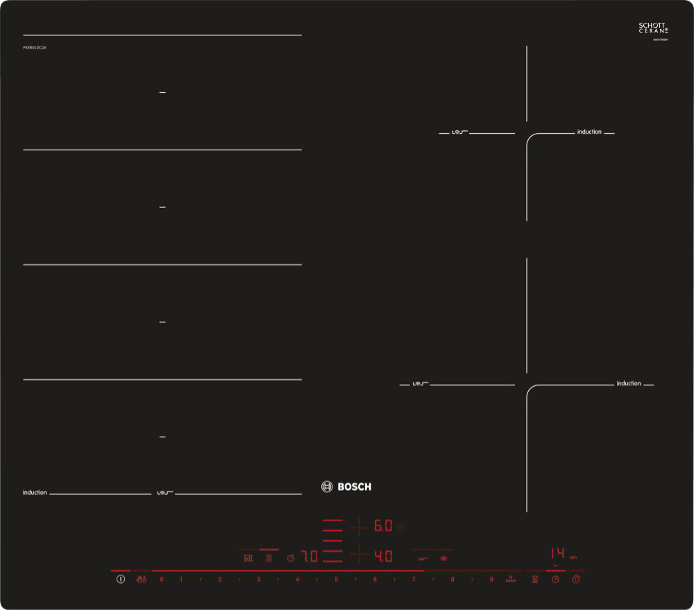 BOSCH PXE601DC1E - Wygląd Ogólny