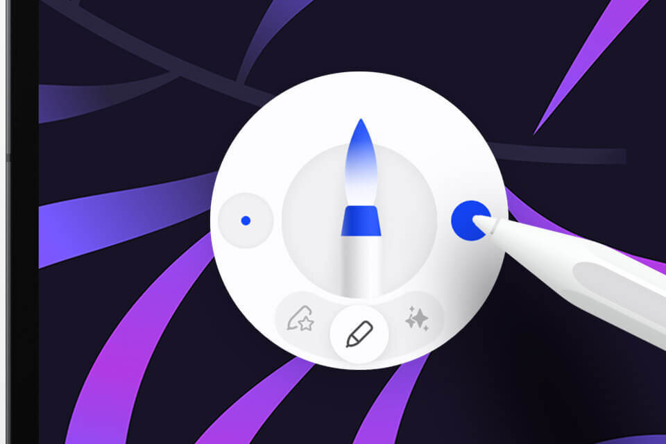 Rysik S Pen wskazuje ikonę Szybkich narzędzi na ekranie Galaxy Tab S11, która zapewnia natychmiastowy dostęp do ustawień rysika, usprawniając proces twórczy i pisania. Rysik S Pen wskazuje ikonę Szybkich narzędzi na ekranie Galaxy Tab S11, która zapewnia natychmiastowy dostęp do ustawień rysika, usprawniając proces twórczy i pisania.