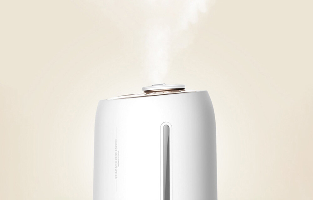 Nawilzacz ultradzwiekowy DEERMA F500 Bardzo cicha praca od 20 dB do 40 dB 