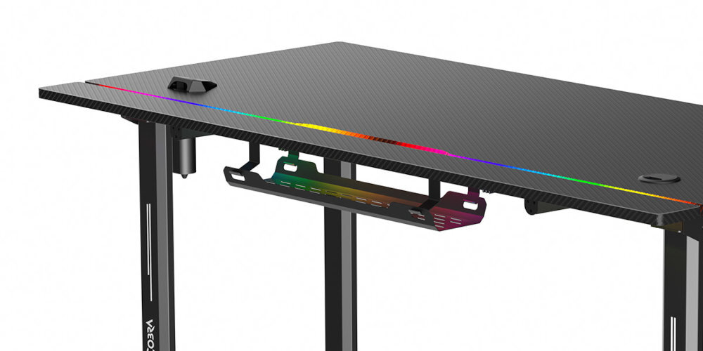 COBRA Electra S ułatwiające zarządzanie kablami otwór w blacie, otwierane wieko dodatkowa półka eliminują plątaninę przewodów