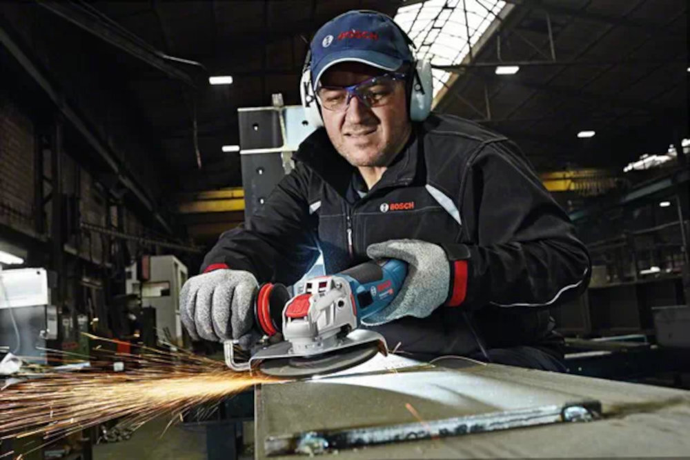 Szlifierka kątowa BOSCH GWX 19-125 S PROFESSIONAL regulacja obrotowa