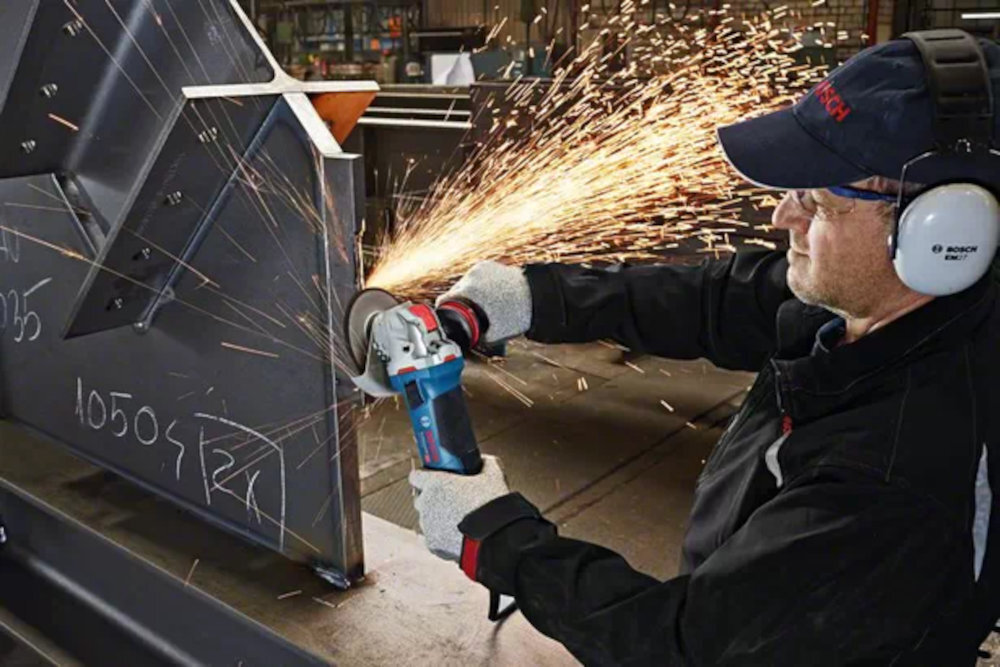 Szlifierka kątowa BOSCH GWX 19-125 S PROFESSIONAL swiadomy rozruch urzadzenia