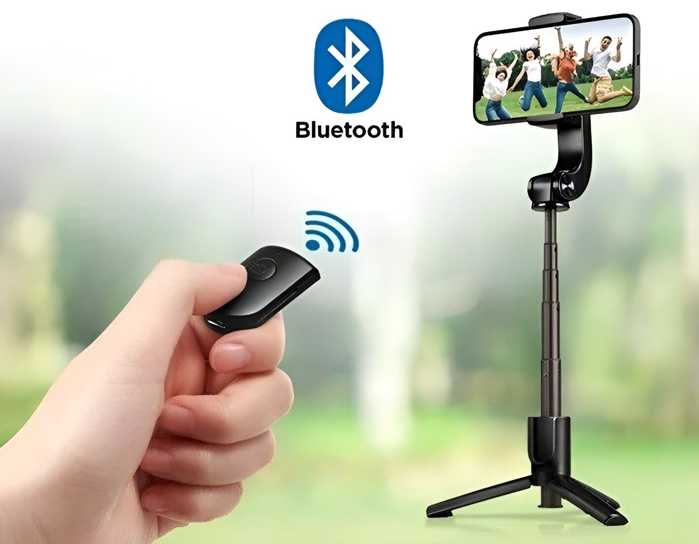 Uchwyt selfie SPIGEN S610W zestaw kompaktowy lekki masa uzycie pilot