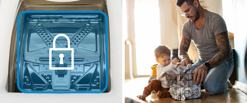 PRALKA BEKO BTL1WFP10622PL blokada panelu ChildLock dzieci ochrona ikona