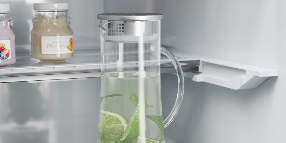 LODÓWKA HAIER HTW7620ANMG3D Półki z bezpiecznego hartowanego szkła łatwe utrzymanie czystości możliwość złożenia półki