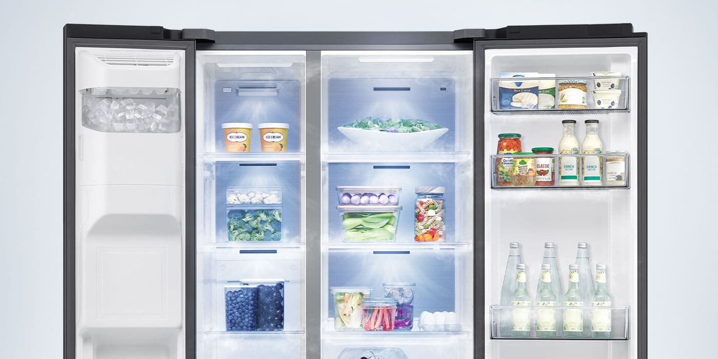 równomiernie rozprowadzany chłód po wnętrzu lodówki rs70f64kefeo równomiernie rozprowadzany chłód po wnętrzu lodówki rs70f64kefeo