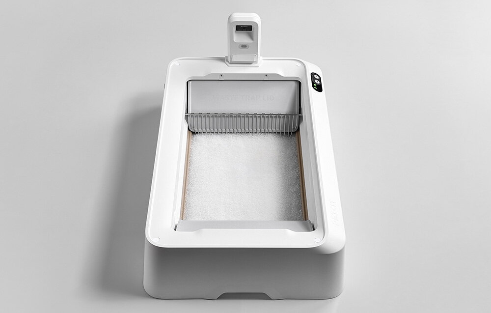 Inteligentna kuweta dla kota PETKIT Purobot Crystal Duo Mało sprzatania i wygoda Dwukierunkowy system grabienia  Podwójny pojemnik na odpady zamyka brud i zapachy wewnątrz tryb Do Not Clean Loose Stool