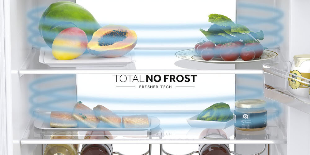 LODÓWKA HAIER HTW7720ENPT 3D,BLACK Air Surround Total No Frost bez lodu szronu