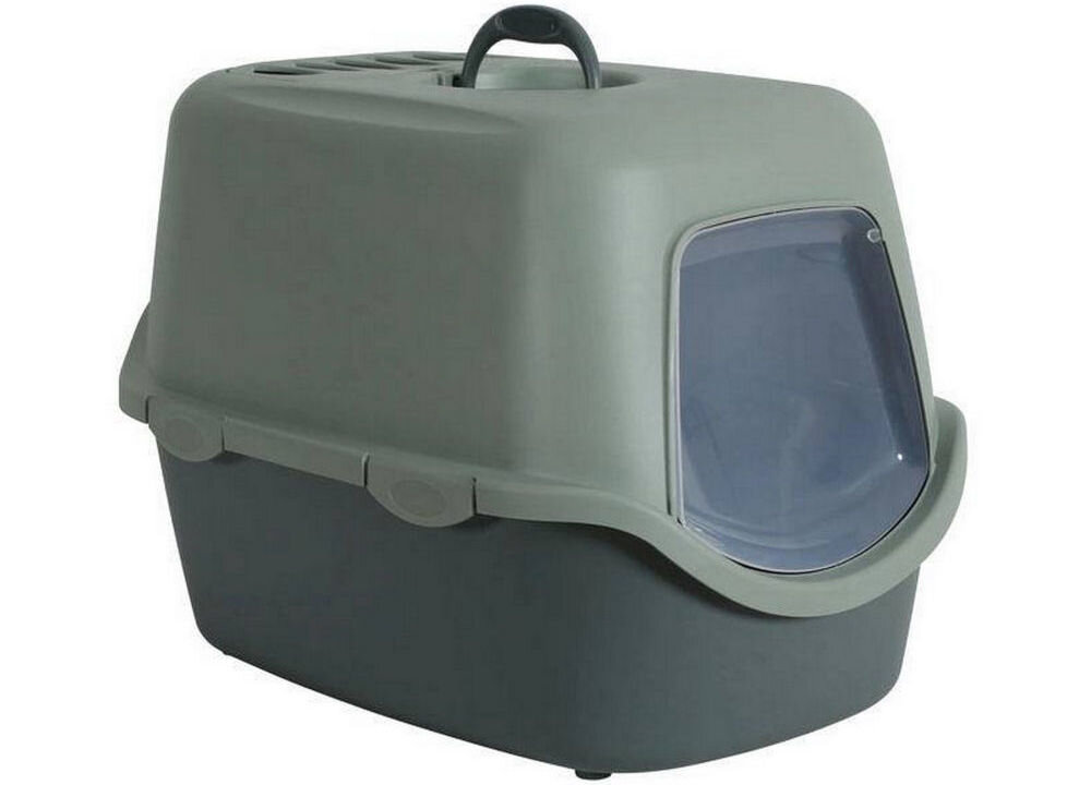 Kuweta dla kota ZOLUX Cathy Eco Zielony na białym tle tworzywo sztuczne
