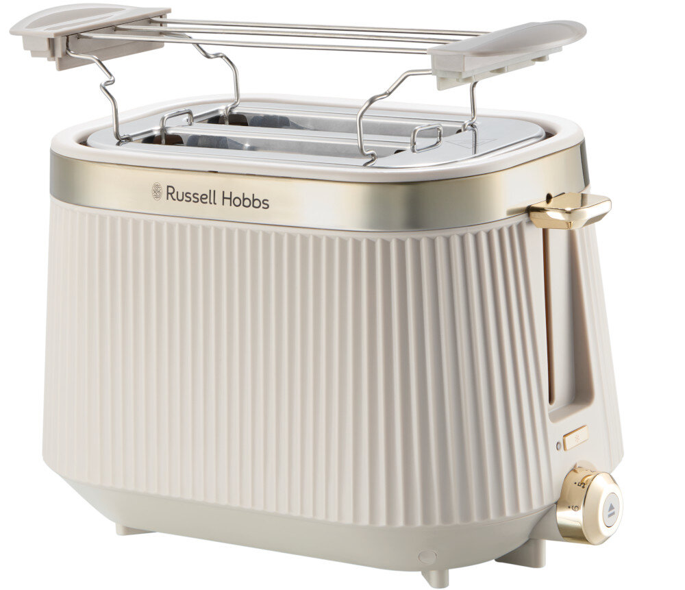 Toster RUSSELL HOBBS Bronte 26761-56 Kremowy podgrzewacz do bułek przygotowanie bułek i drobnych pieczyw Automatyczne wyłączenie ochrona