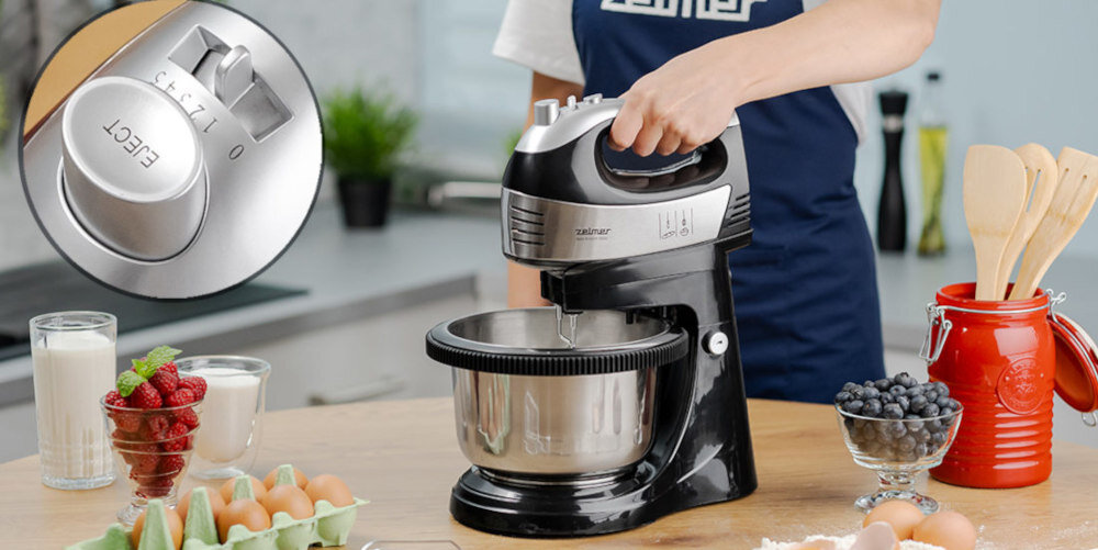Mikser ZELMER ZHM2459BS prędkość kontrola 5 ustawień możliwości dostosowanie precyzja efekty