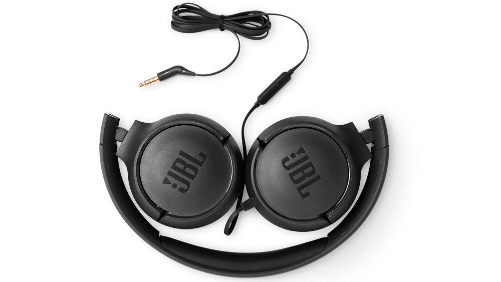 Słuchawki Nauszne JBL TUNE 500 Czarny - Składana Konstrukcja