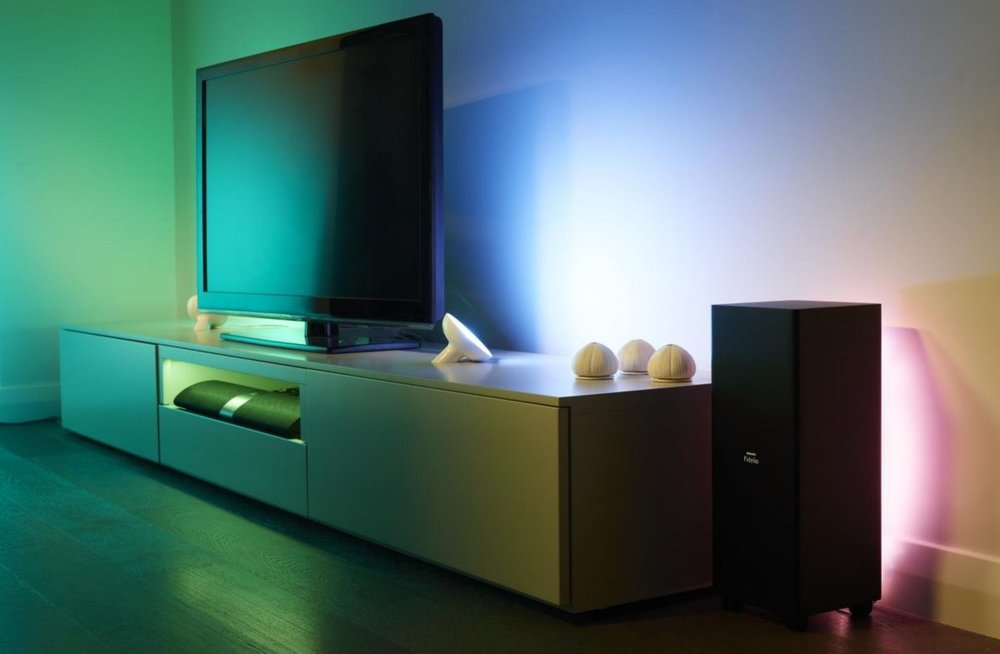 Lampka biurkowa PHILIPS Iris Clear Hue kolory