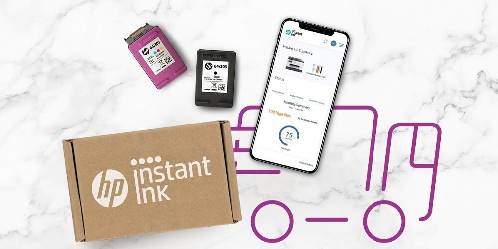 Urządzenie HP Officejet Pro 9023 - Subskrypcja Instant Ink oszczędność