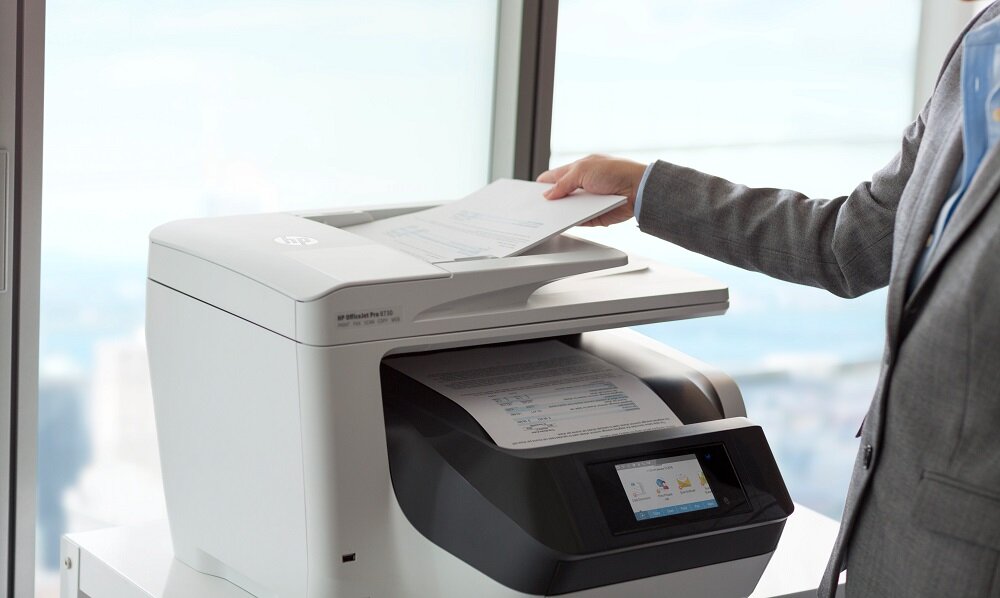 Drukarka HP OfficeJet Pro 8730 - szybkie działanie druk dwustronny 