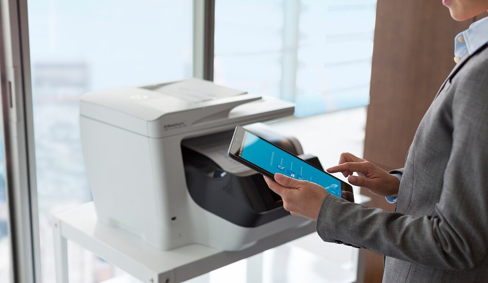 Drukarka HP OfficeJet Pro 8730 - drukowanie z urządzeń mobilnych