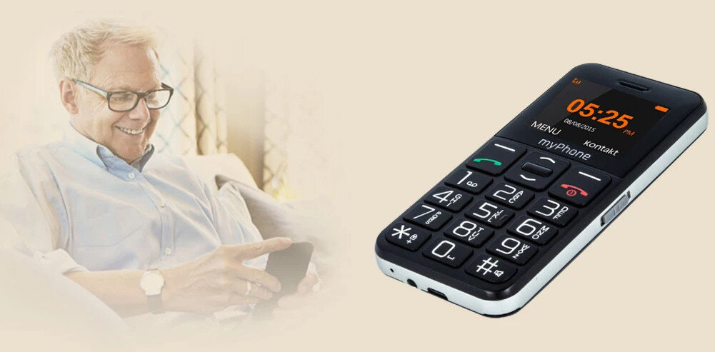 Telefon MYPHONE Halo Easy bateria klawisze przycisk sos