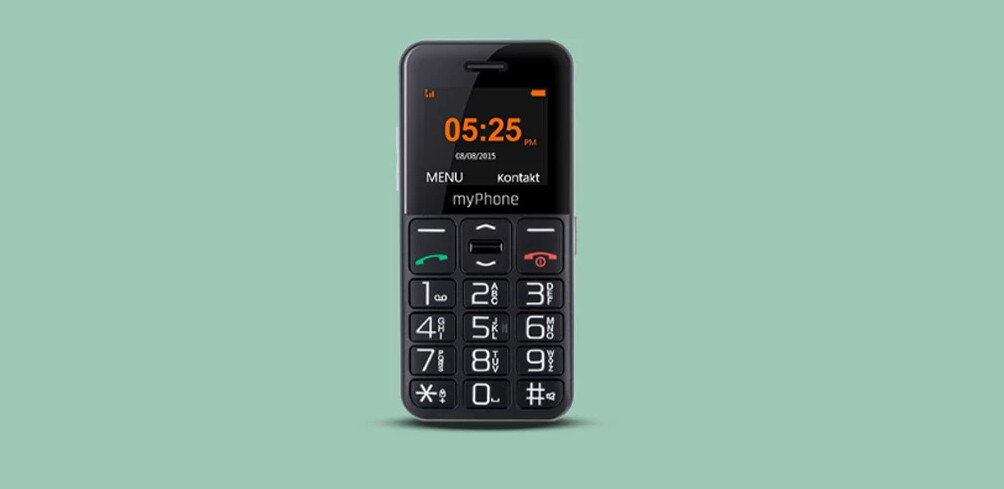 Telefon MYPHONE Halo Easy wyswietlacz waga konstrukcja