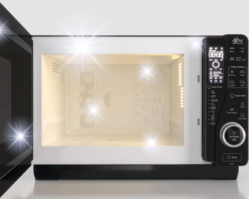 Kuchenka mikrofalowa WHIRLPOOL MWF 421 SL - Łatwe parowe czyszczenie z funkcją Steam Clean