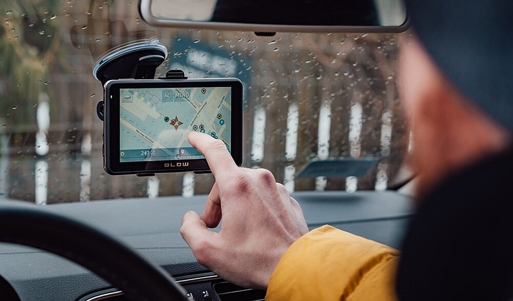 Nawigacja BLOW GPS590 Sirocco mapa gps aktualizacja ekran 