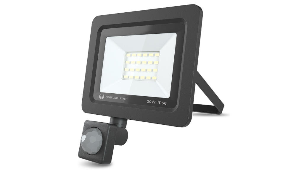 LED FOREVER naświetlacz wysoka jakość wykonanie szyba szkło hartowane radiator diody przegrzanie obudowa aluminium mniej energia barwa biel