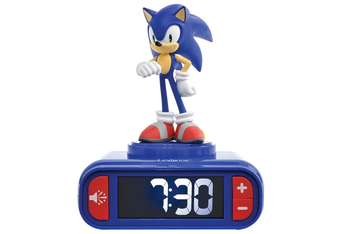 Budzik LEXIBOOK Sonic RL800SN Wskaźnik baterii ikonka informująca o niskim poziomie baterii